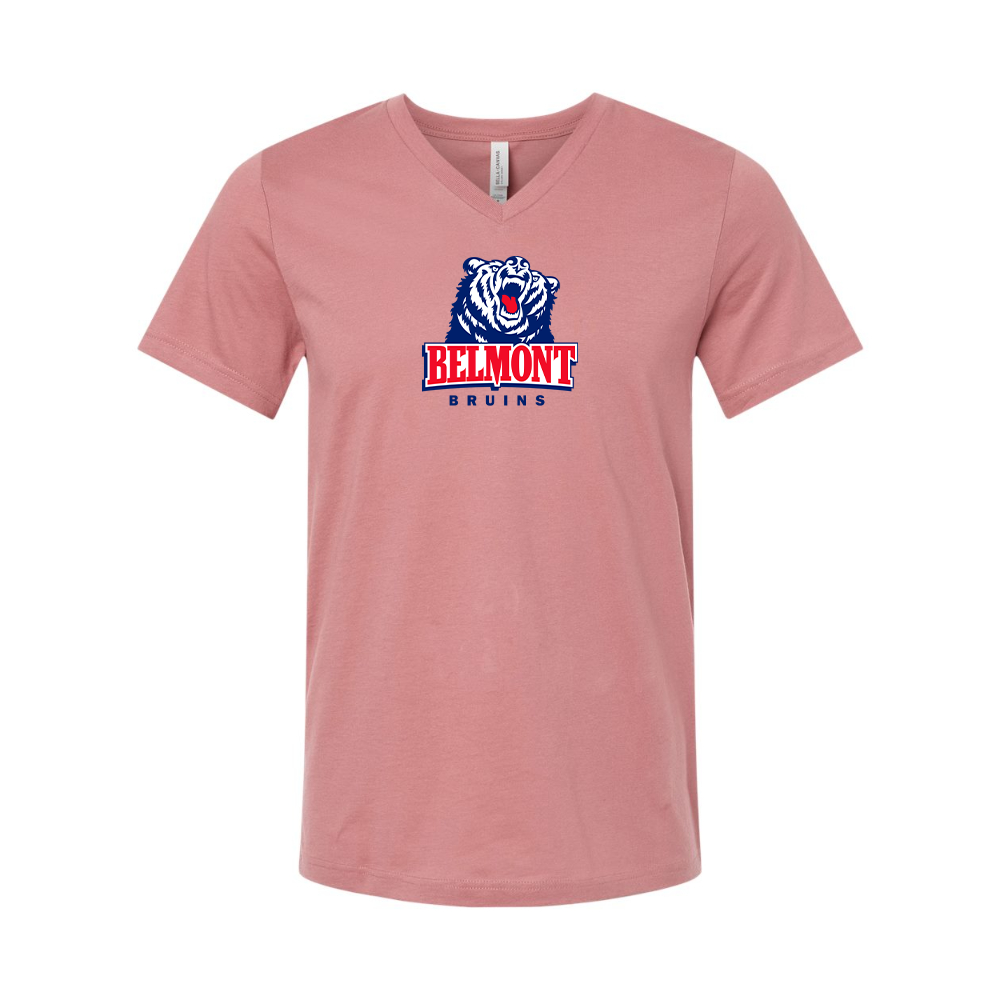 Belmont Bruins BELLA CANVAS - Jersey V-Neck T-Shirt