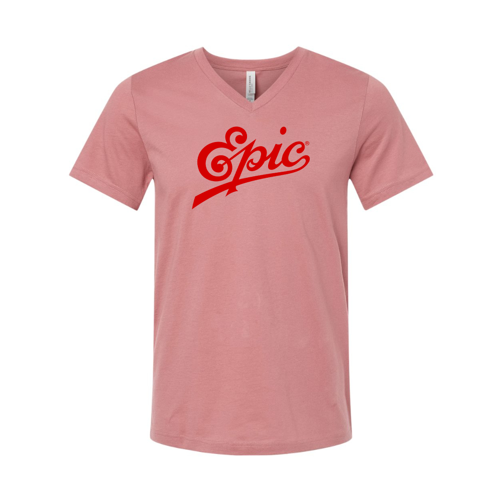 Epic Records BELLA CANVAS - Jersey V-Neck T-Shirt