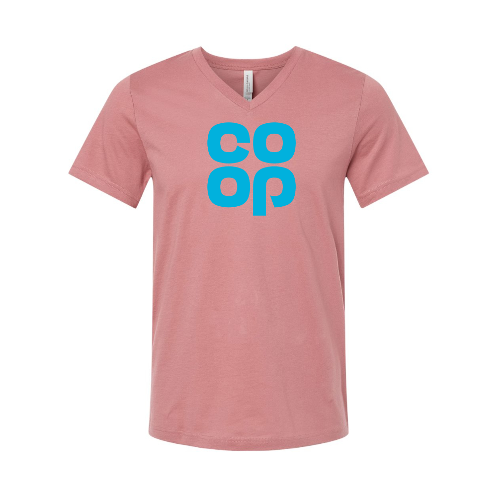 CoOp BELLA CANVAS - Jersey V-Neck T-Shirt