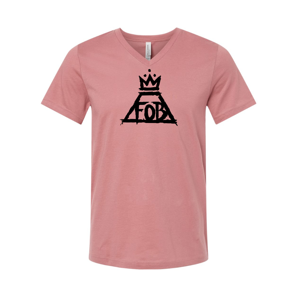 Fall Out Boy BELLA CANVAS - Jersey V-Neck T-Shirt