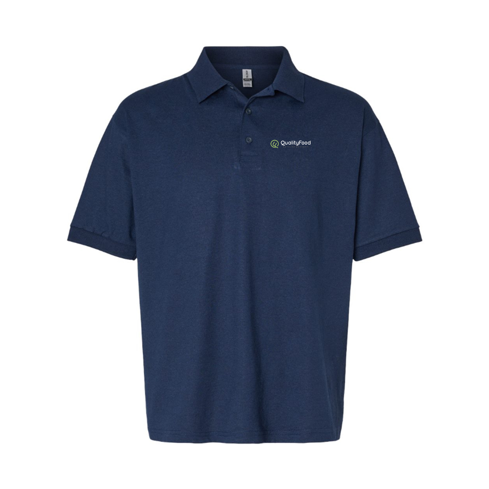 Men's Quality Food Logo Dry Blend Polo