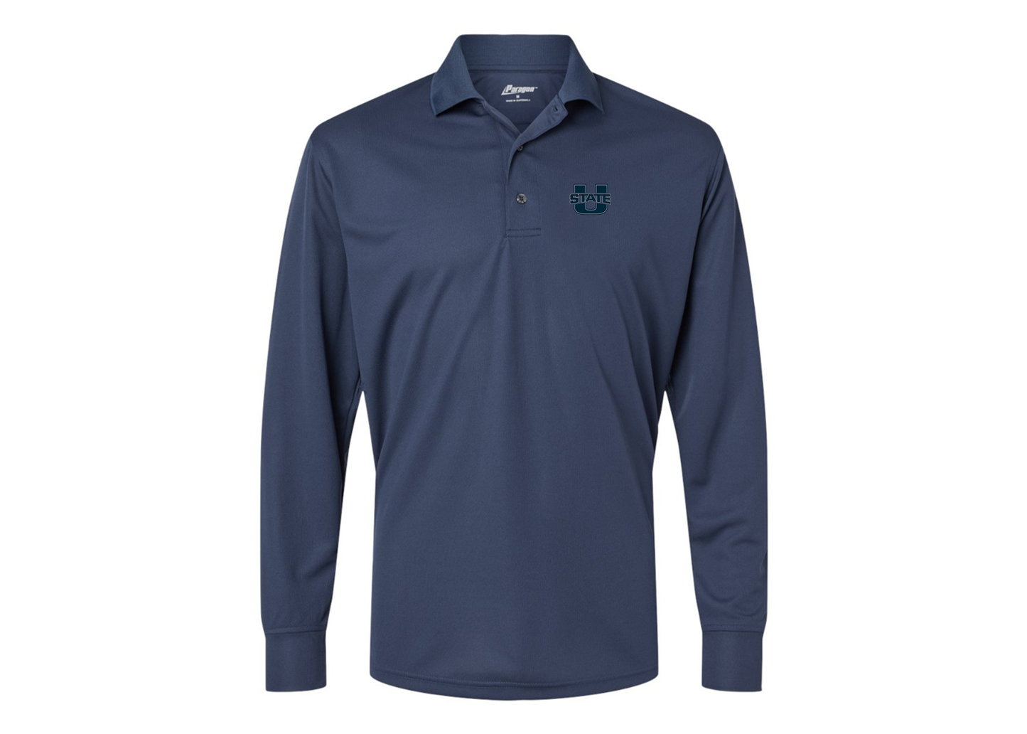 Men's Utah State Aggies Paragon Prescott Long Sleeve Polo