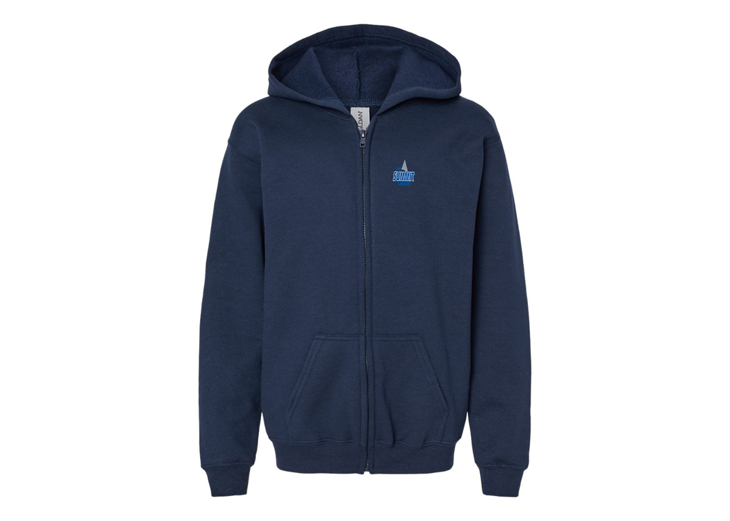 Gildan Heavy Blend Youth The Summit League Full Zip Hooded Sweatshirt