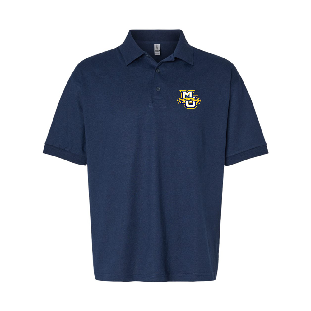 Men's Marquette Golden Eagles Logo Dry Blend Polo