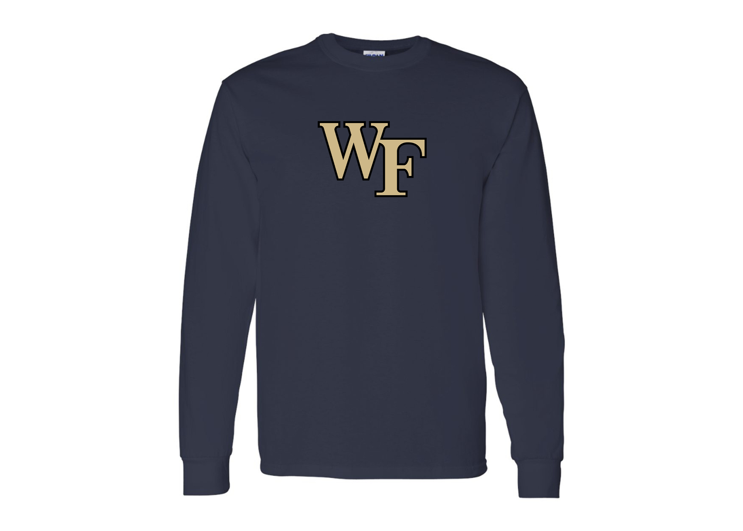 Men's Wake Forest Demon Deacons Gildan Heavy Cotton Long Sleeve T-Shirt