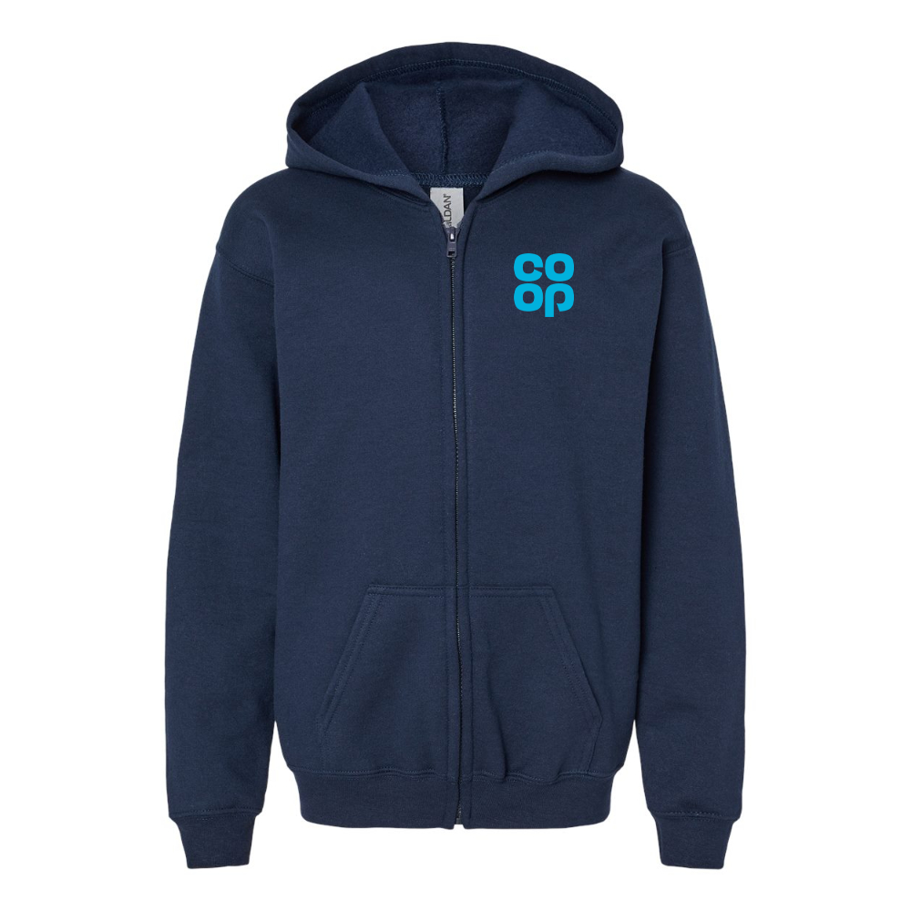 Youth CoOp Gildan Heavy Blend Full Zip Hooded Sweatshirt
