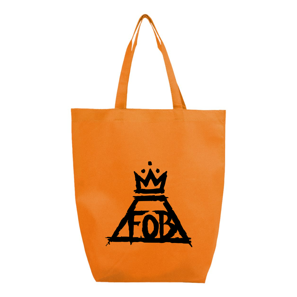 Fall Out Boy Q-Tees Non-Woven Gusset Bottom Tote