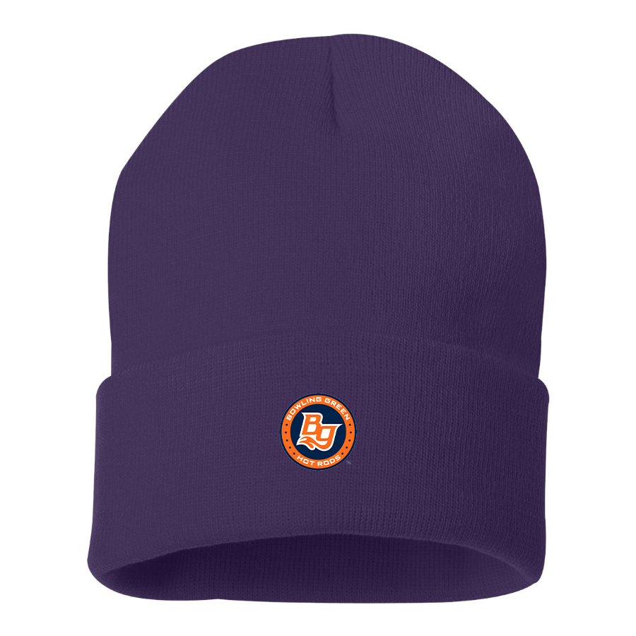Bowling Green Hot Rods Logo Beanie Hat