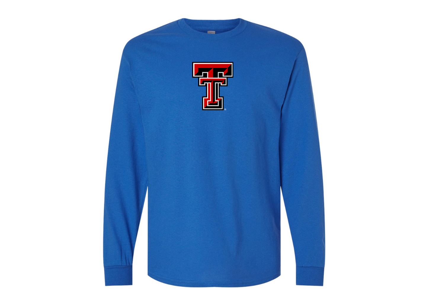 Men's Texas Tech Red Raiders Gildan Heavy Cotton Long Sleeve T-Shirt