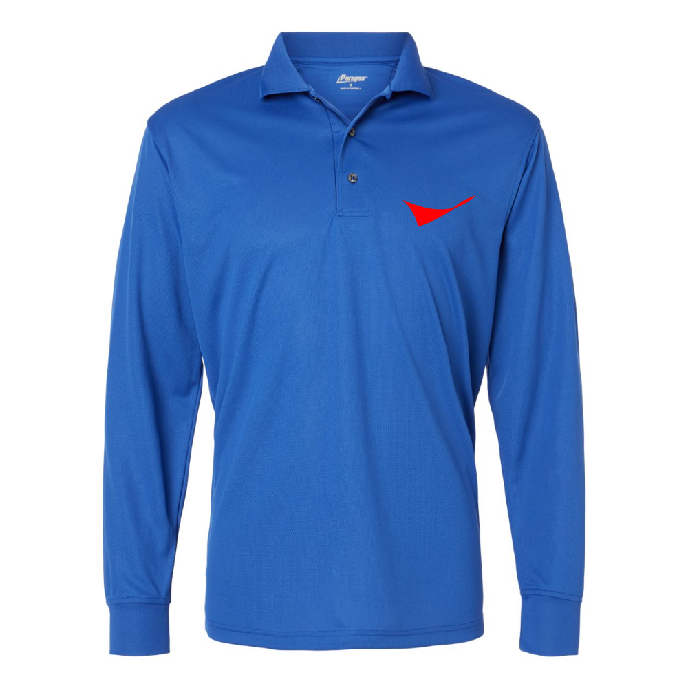 Men's Conoco Phillips Symbol Paragon Prescott Long Sleeve Polo