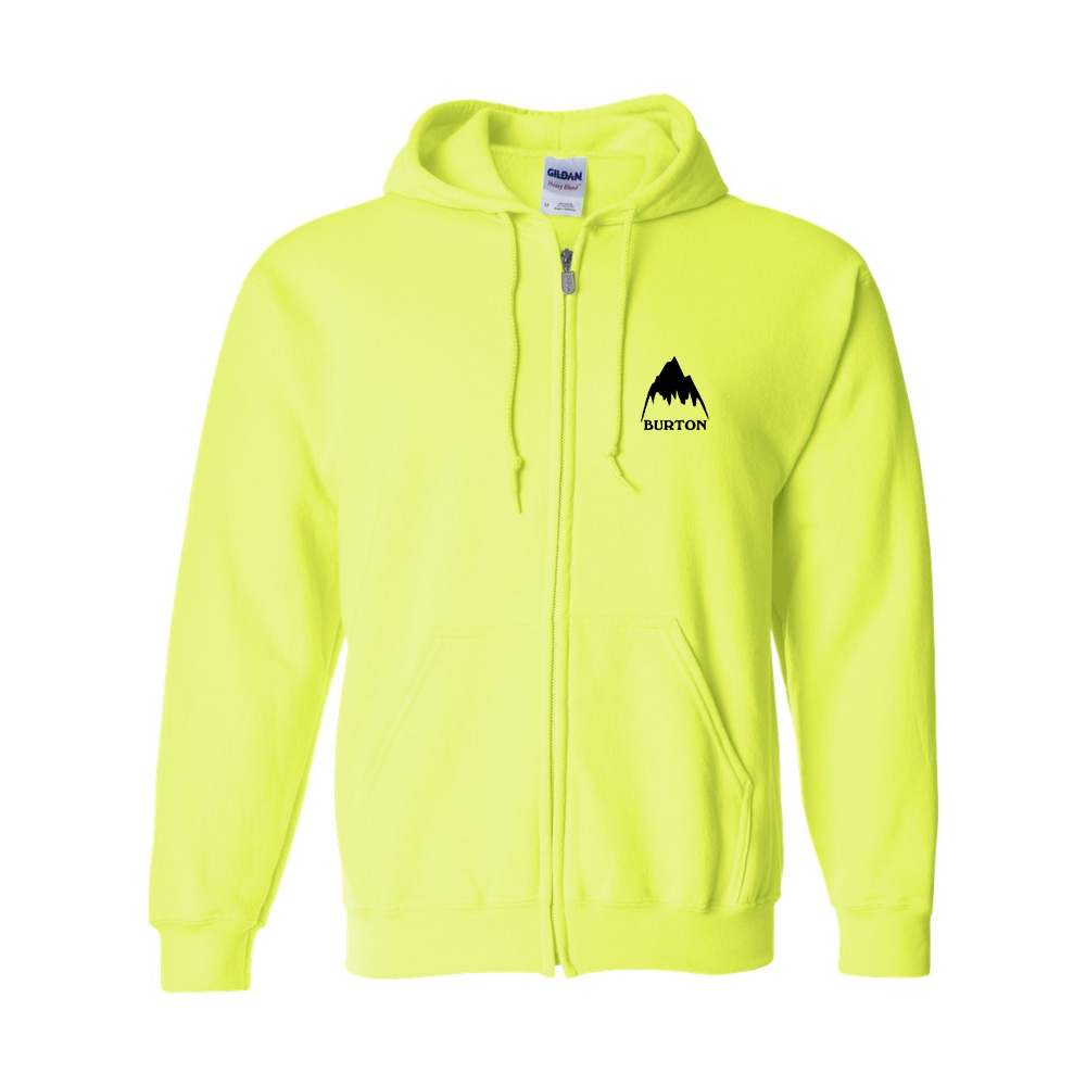Men's Burton Mountain Gildan Heavy Blend Full Zip Hooded Sweatshirt