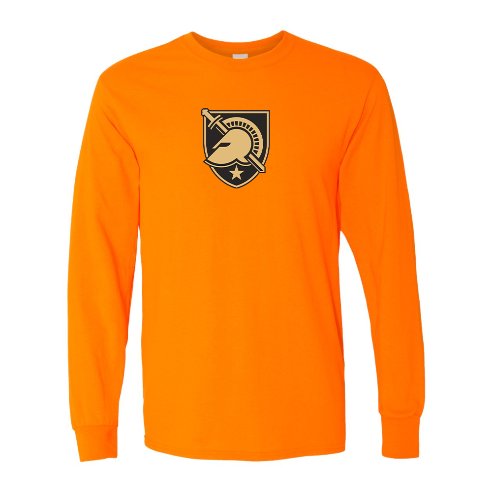 Men's Army Black Knights Gildan Heavy Cotton Long Sleeve T-Shirt