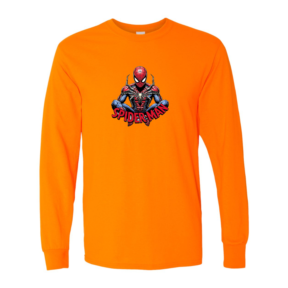 Men's Spider-Man 2025 Gildan Heavy Cotton Long Sleeve T-Shirt