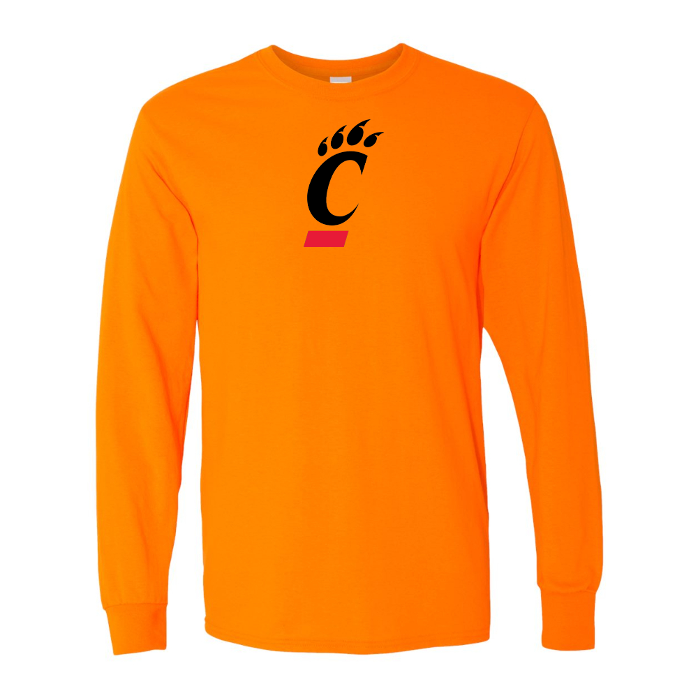 Men's Cincinnati Bearcats Gildan Heavy Cotton Long Sleeve T-Shirt