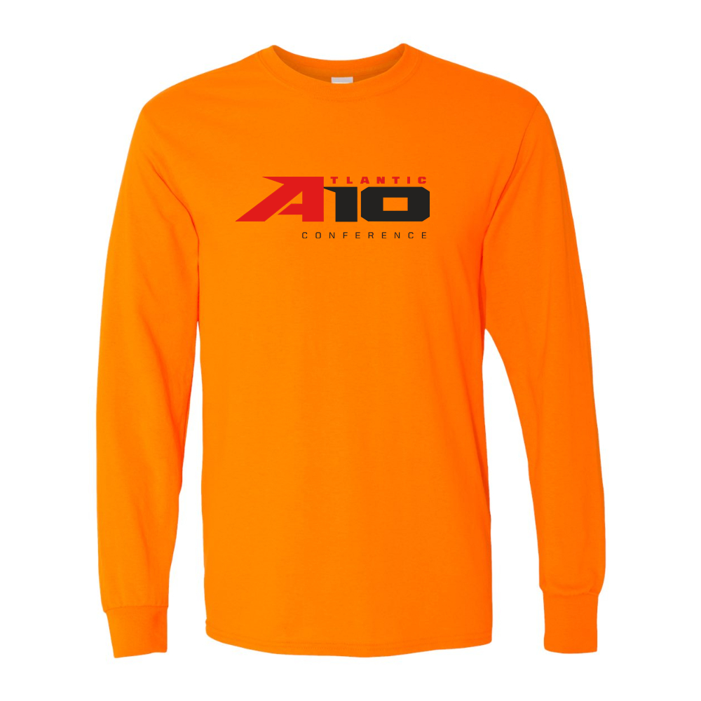 Men's Atlantic 10 Conference Gildan Heavy Cotton Long Sleeve T-Shirt