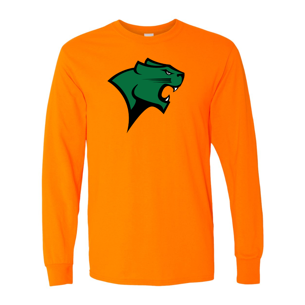 Men's Chicago State Cougars Gildan Heavy Cotton Long Sleeve T-Shirt