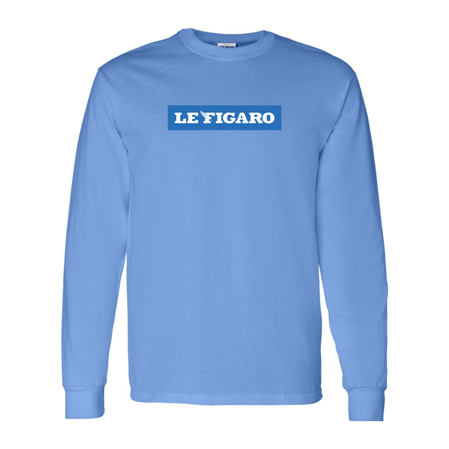 Men's Le Figaro Logo Long Sleeve T-Shirt