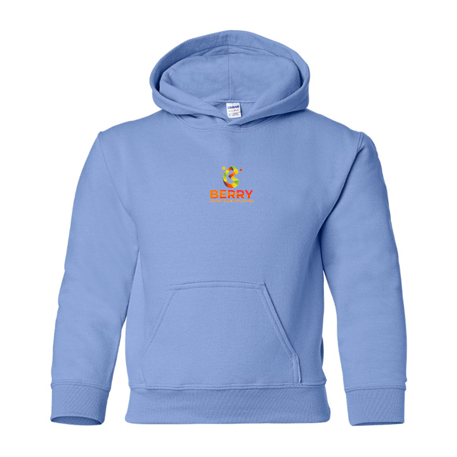 Youth Berry Logo Pullover Hoodie