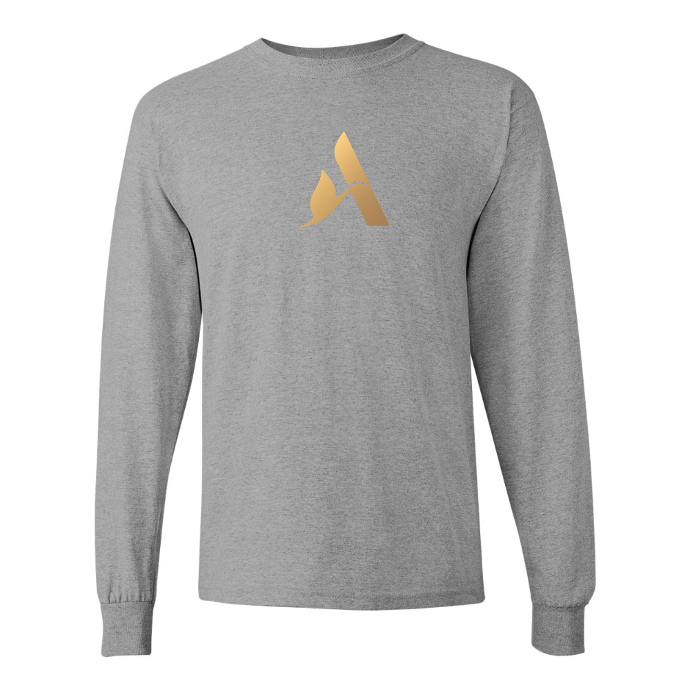Men's Accor Golden Logo Gildan Heavy Cotton Long Sleeve T-Shirt