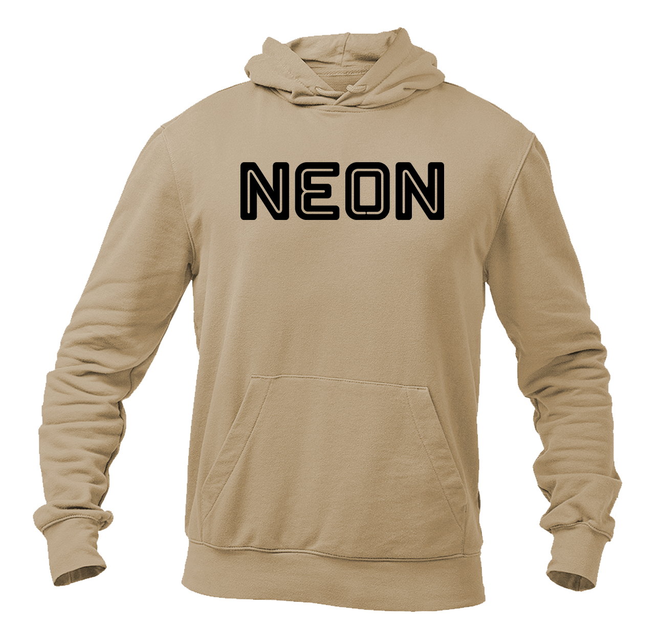 Men's Neon Logo Pullover Hoodie