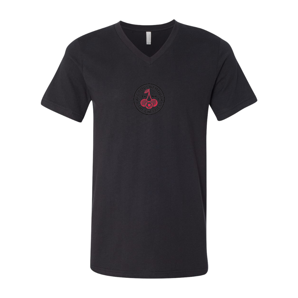 AFC Bournemouth Soccer logo BELLA CANVAS - Jersey V-Neck T-Shirt
