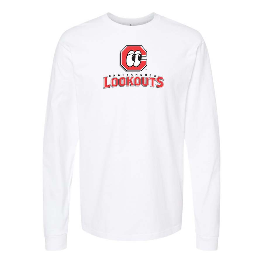 Men's Chattanooga Lookouts Logo Cotton Long Sleeve T-Shirt