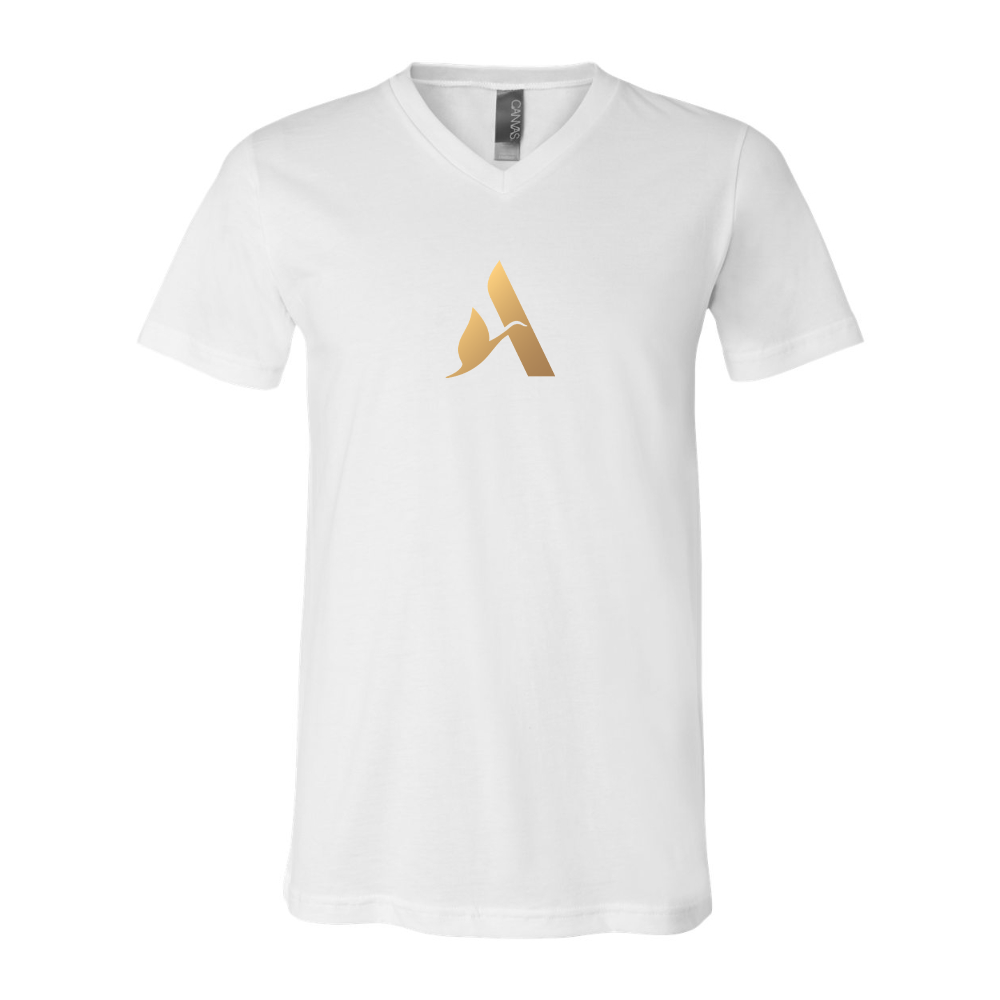 Accor Golden Logo BELLA CANVAS - Jersey V-Neck T-Shirt