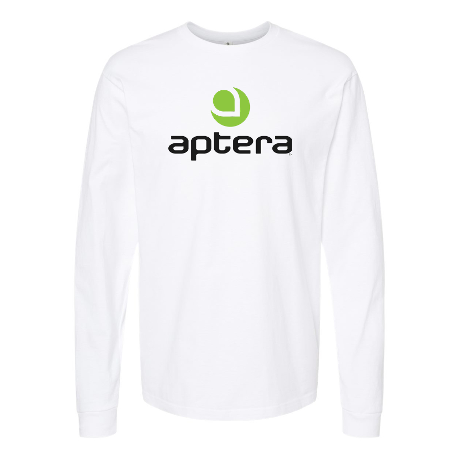 Men's Aptera Motors Logo Cotton Long Sleeve T-Shirt