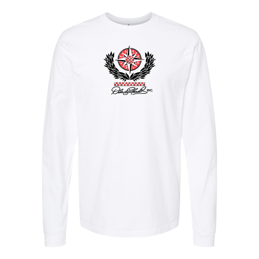 Men's Dale Earnhardt Inc Logo Cotton Long Sleeve T-Shirt