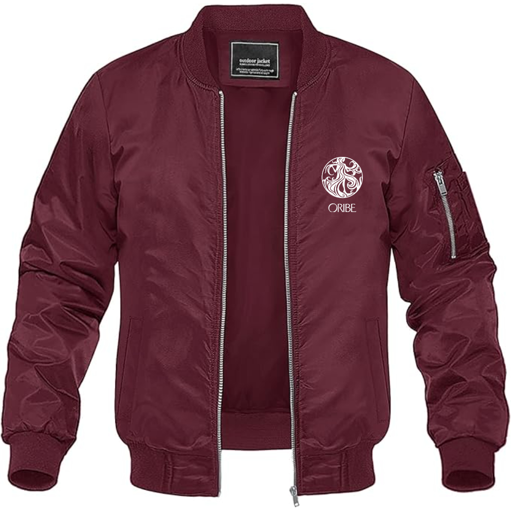 Men's Oribe Lightweight Bomber Jacket Windbreaker Softshell Varsity Jacket Coat