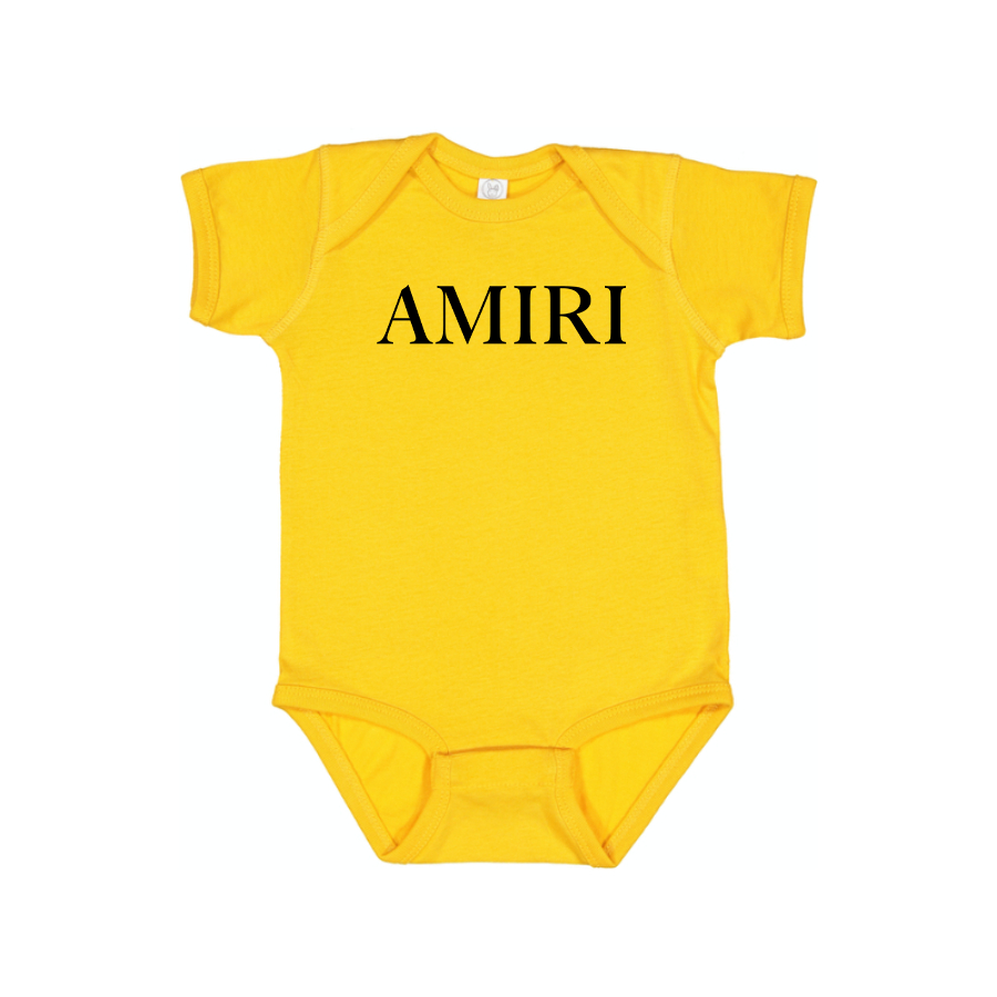 Amiri Logo Baby Onesie Romper