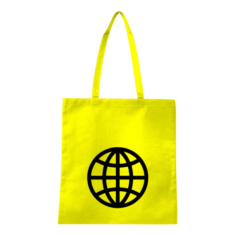 Internet Globe Q-Tees Non-Woven Tote