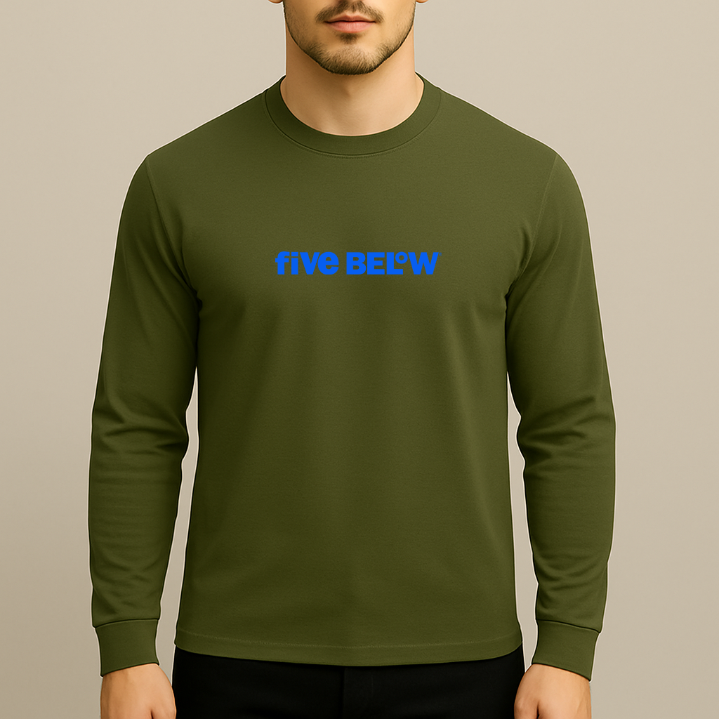 Men's Five Below Logo Long Sleeve T-Shirt