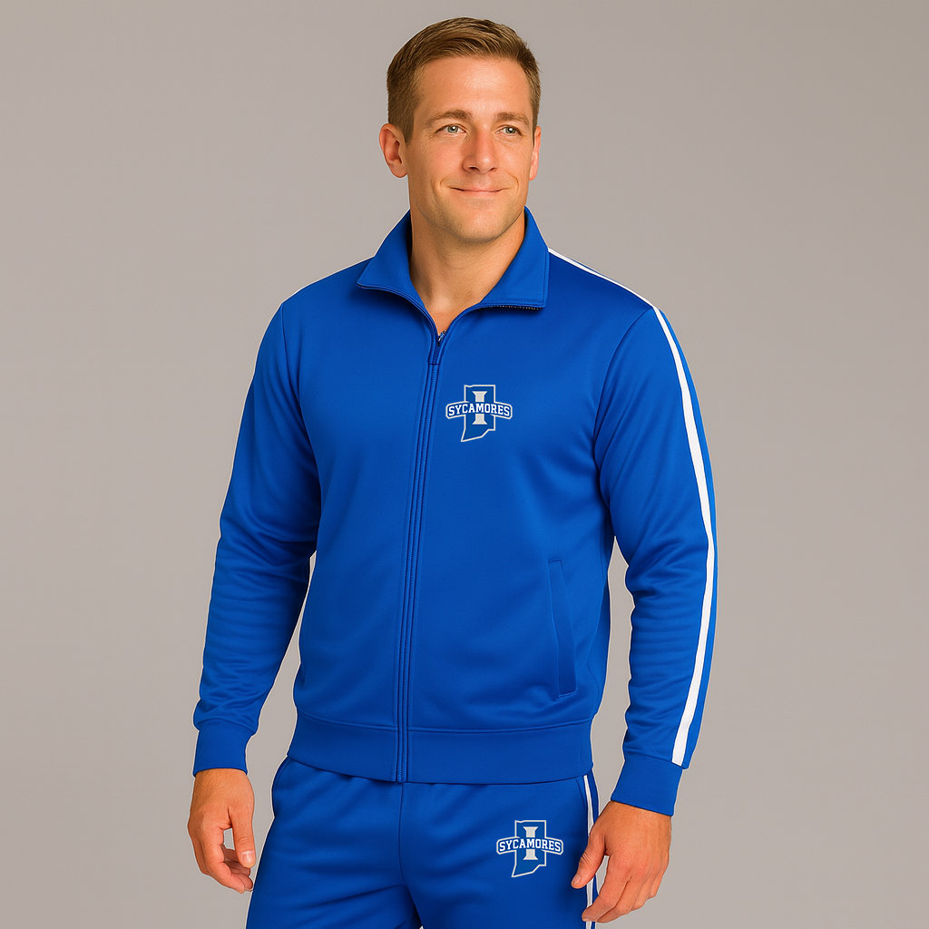 Men's Indiana State Sycamores Logo Dri-Fit TrackSuit