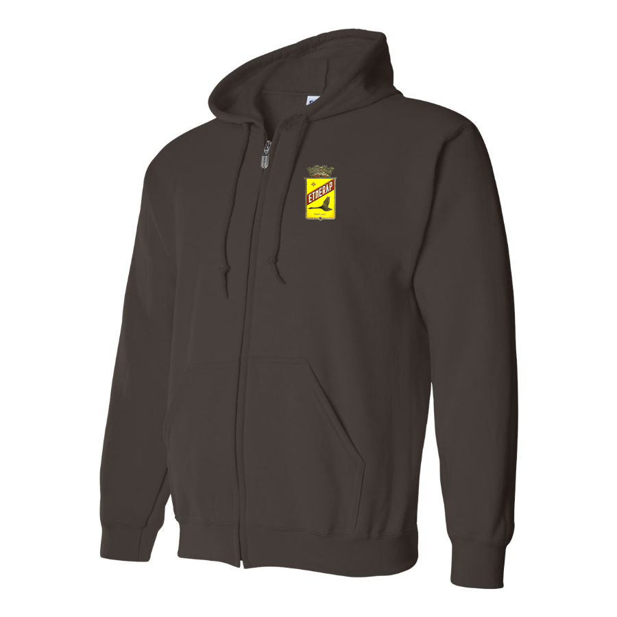 Men's Etnerap Logo Zipper Hoodie