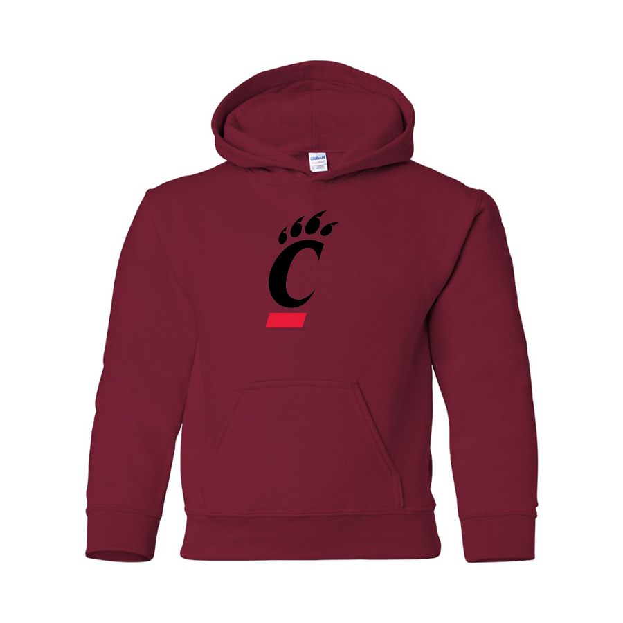Youth Cincinnati Bearcats Gildan Heavy Blend Hooded Sweatshirt