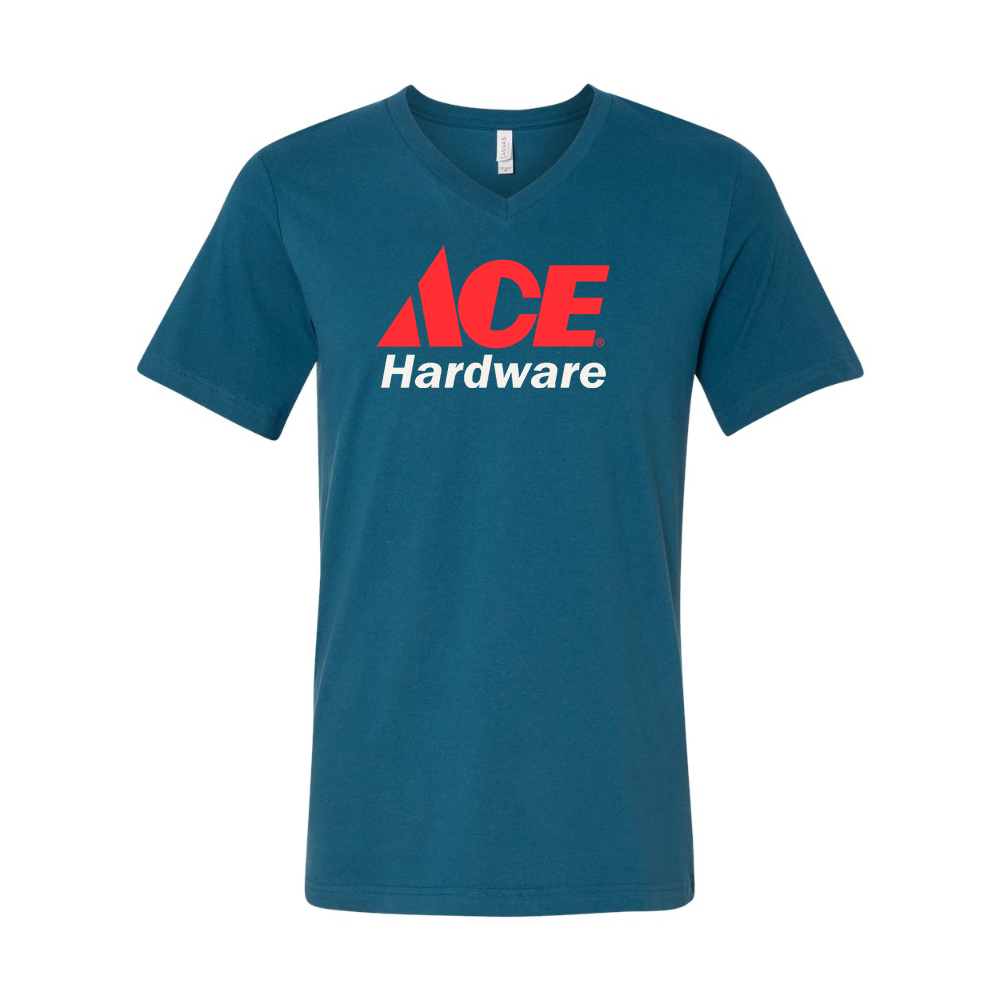 ACE Hardware Logo BELLA CANVAS - Jersey V-Neck T-Shirt
