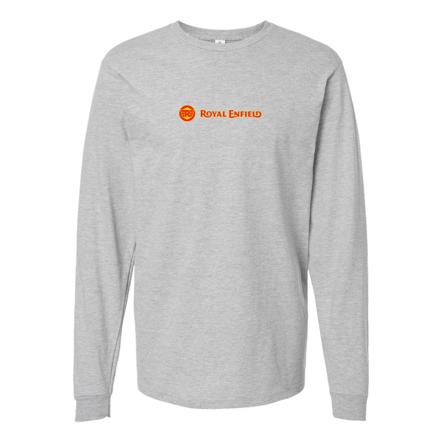 Youth Royal Enfield Logo Cotton Long Sleeve T-Shirt