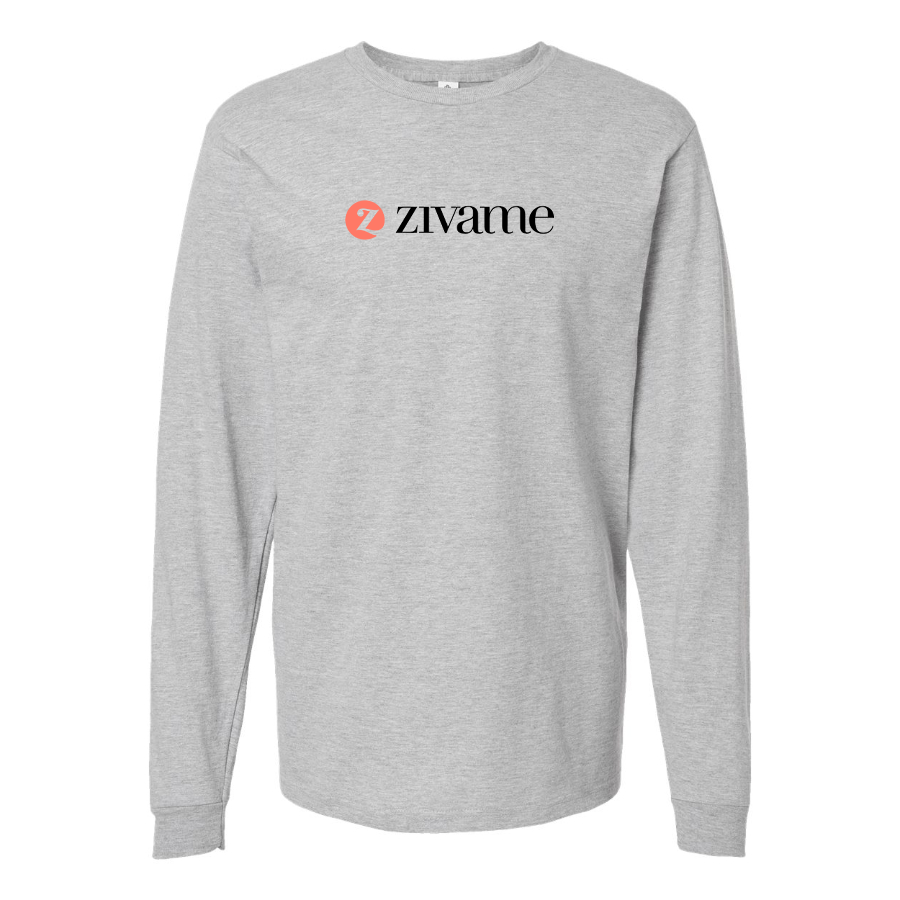 Men's Zivame Logo Cotton Long Sleeve T-Shirt