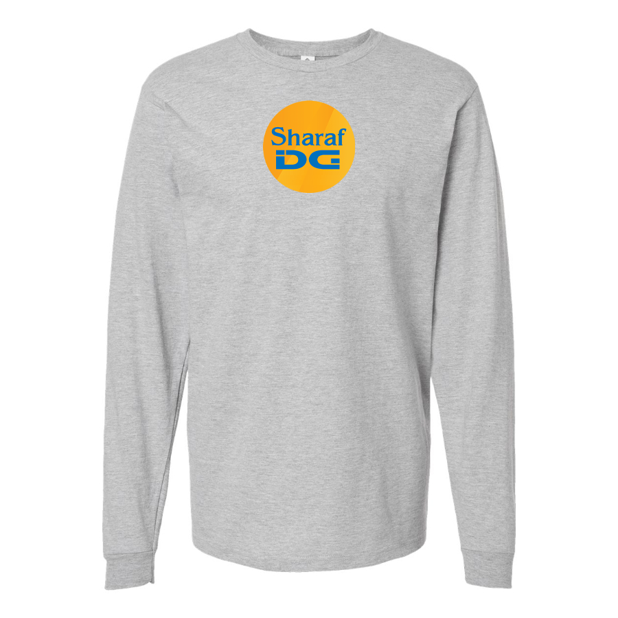 Men's SharafDG Logo Cotton Long Sleeve T-Shirt