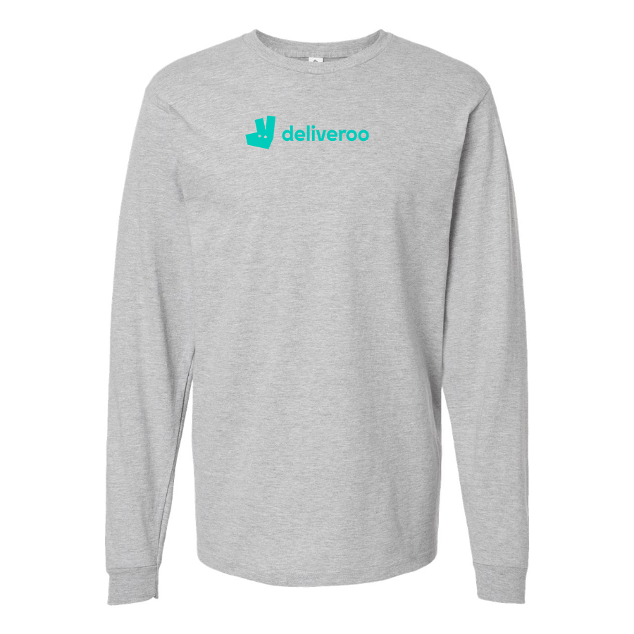 Men's Deliveroo Logo Cotton Long Sleeve T-Shirt