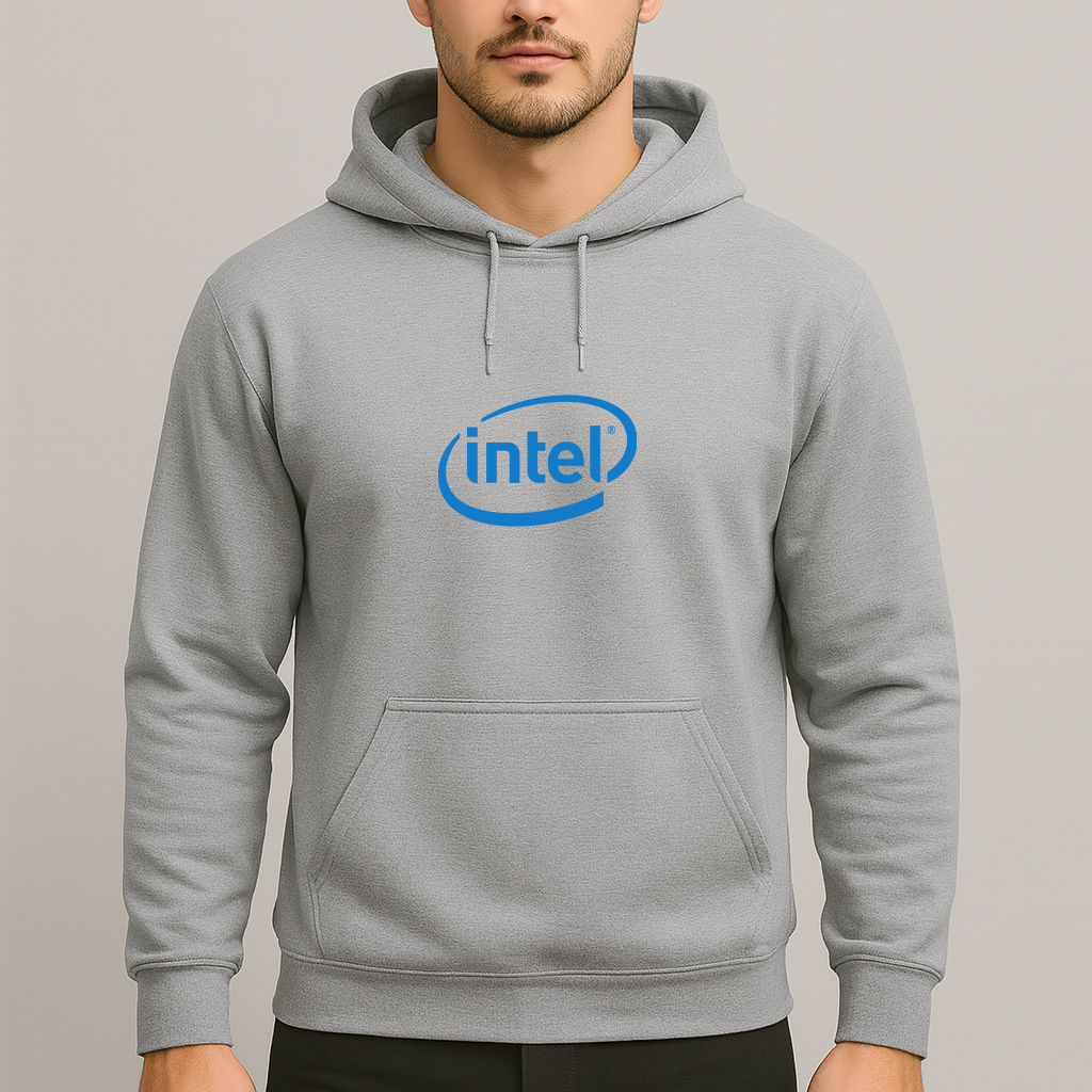 Men's Intel Logo Pullover Hoodie