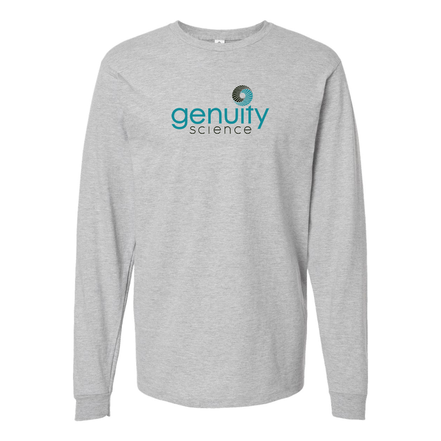 Men's Genuity Science Logo Cotton Long Sleeve T-Shirt