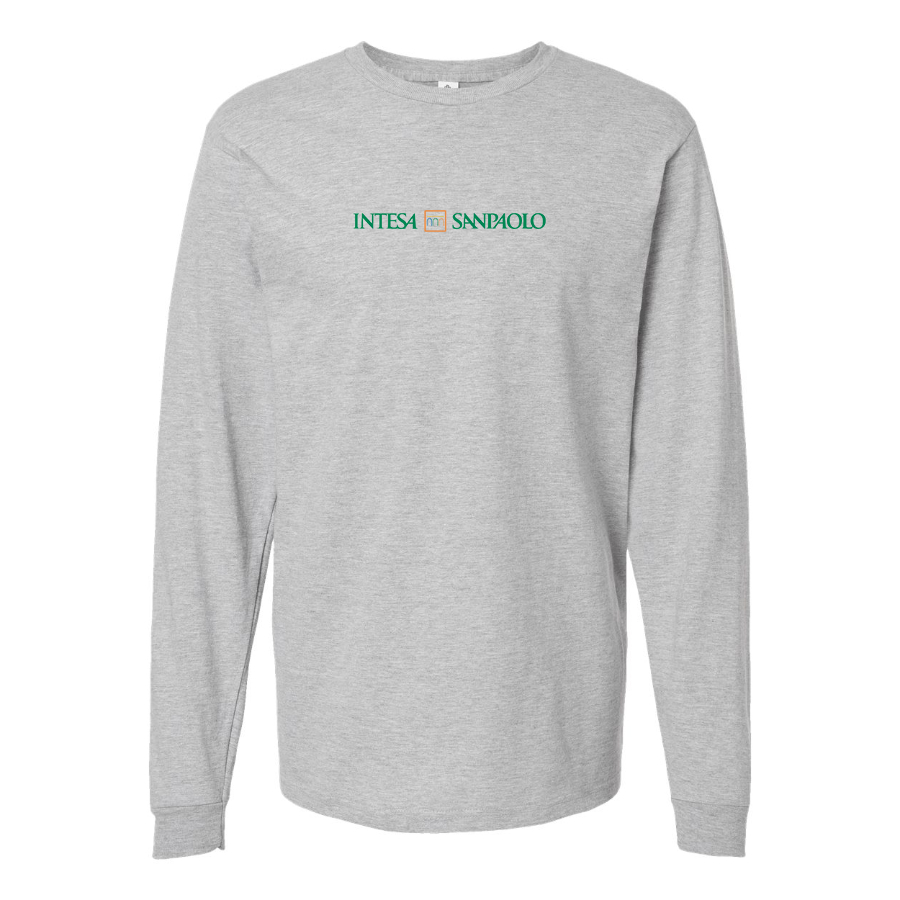 Men's Intesa Logo Cotton Long Sleeve T-Shirt
