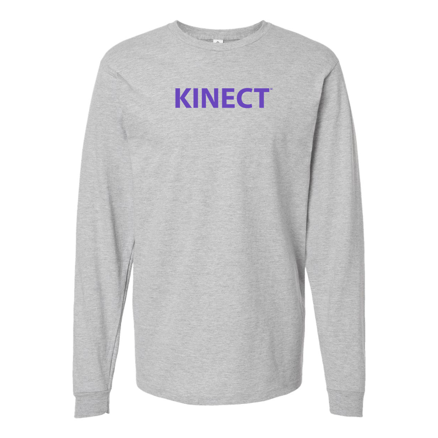 Men's Kinect Logo Cotton Long Sleeve T-Shirt