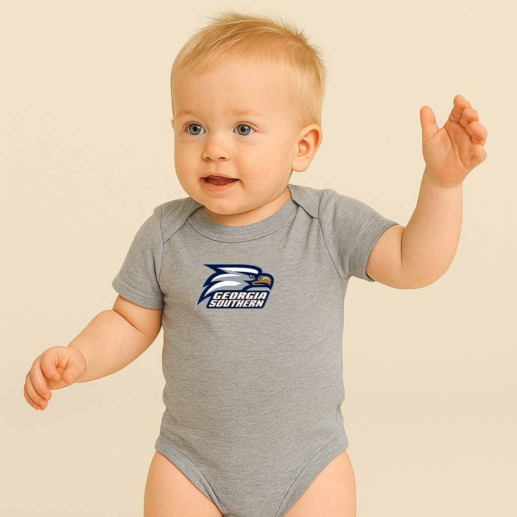 George Georgia Southern Eagles Logo Baby Romper Onesie