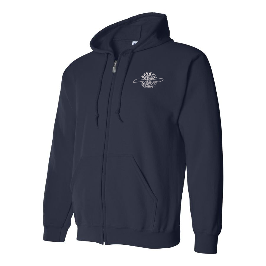 Men's Spyker Logo Zipper Hoodie