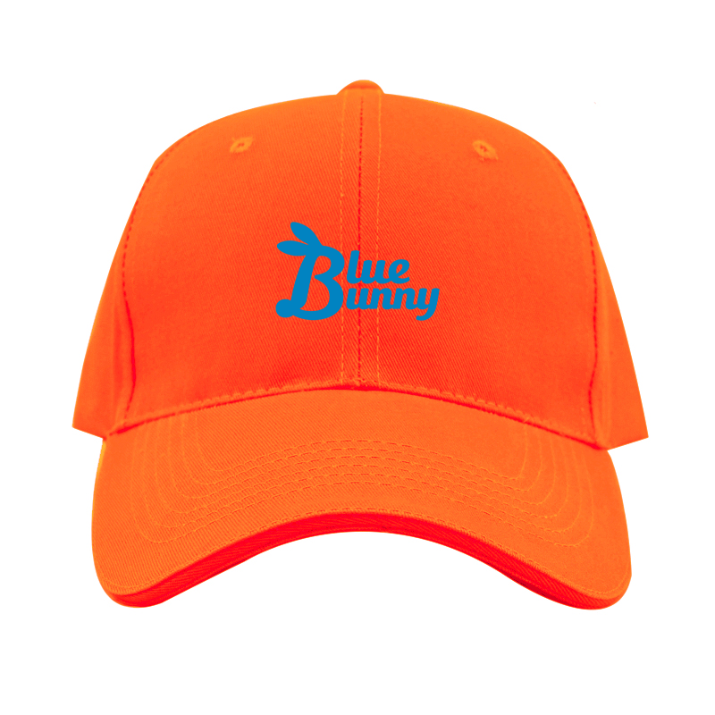 Blue Bunny Logo Dad Baseball Cap Hat