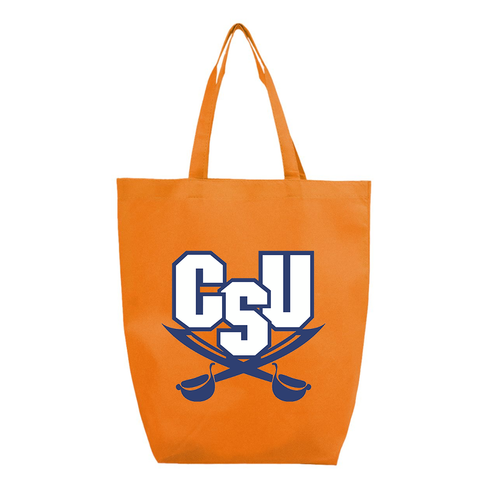 CSU Buccaneers Q-Tees Non-Woven Gusset Bottom Tote