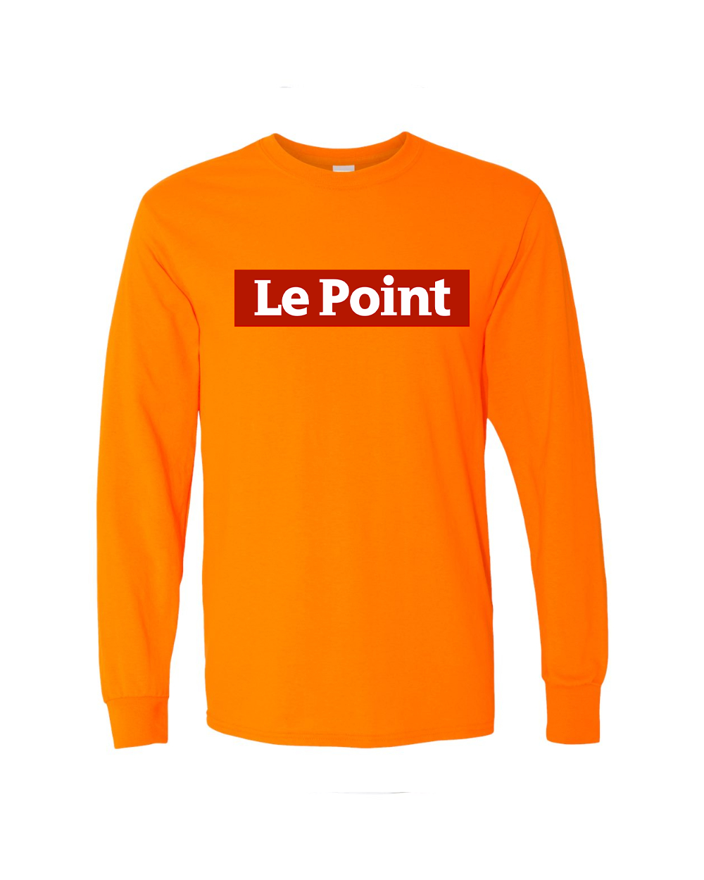 Men's Le Point Gildan Heavy Cotton Long Sleeve T-Shirt